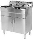 Profesionāla fritētava ar skapīti 2x11,5L, YG-04638, YATO, 5000W, nerūsējošā tērauda, temperatūra 60-200°C