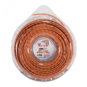 Stiprināta trimmera aukla VORTEX ( 3.0 mm / 44 m ) Desert Extrusion 3044VOAL