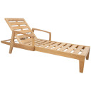 Sauļo&scaron;anās krēsls MALDIVE 73x210xH33cm, tīkkoks 13287 HOME4YOU