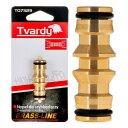 2-way hose coupling BRASS-LINE series T07329 Tvardy