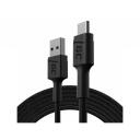 Green Cell Kaabel PowerStream KABGC22, 120 cm, USB 2.0, USB-A isane USB-C isase, must