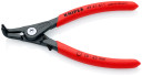 Precizitātes cirkļu knaibles, KNIPEX, 49 41 A11, izturīgas, 130 x 63 x 11 mm, ar neslīdo&scaron;ām rokturiem