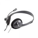 Sbox K&otilde;rvaklapid HS-201, 30mm, 20Hz-20kHz, 32&Omega;, 105dB&plusmn;3, omnidirectional, 1,8m, must, kaabel, mikrofoniga