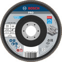 Slīpp.slīp&scaron;ķ.metālam top D=125 mm, K 120, 1 gab., Mazām leņķa slīpma&scaron;īnām PRO X571 VĒDEKĻVEIDA DISKS, 2608607329, BOSCH