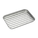 Barbecook korduvkasutatav roostevabast terasest grillpann k&ouml;&ouml;giviljadele ja v&auml;ikestele toiduainetele 34.5x24x3cm BC-ACC-7079