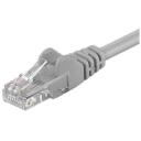 Goobay CAT 6 savienojuma kabelis, U/UTP 68439, 1m, pelēks, RJ45 vīrietis (8P8C), RJ45 vīrietis (8P8C), neekranēts, 8 vadi