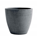 Puķu pods Beton Planter Round L tum&scaron;i pelēks 29201495 KETER