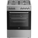 Beko FBE62130GXDN plīts, 600mm, 850mm, 66L, 4 gāzes zonas, elektriskā krāsns, 2900W, 2000W, 1000W, 2000W