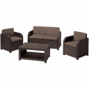 Dārza mēbeļu komplekts Modena Set brūns 29192182599 KETER