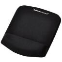 Fellowes pelės kilimėlis su rie&scaron;o atrama PlushTouch 9252003, 238 x 184 x 25.4 mm, juodas, FoamFusion, Microban, neslidus pagrindas