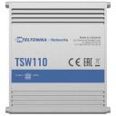 Teltonika l&uuml;liti TSW110 5 x 10/100/1000 Mbps, IP30, 9-30 V, alumiiniumkorpus, DIN paigaldus, PoE