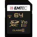 Emtec M&auml;lukaart ECMSD64GXC10SP, 64GB, 100MB/s, UHS-I, V30