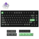 Keychron Клавиатура P1H-M1Z 75% RGB LED, 81 клавиша, 2.4 GHz беспроводная, магнитные переключатели Gateron, 1000 Гц, черная