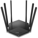 Mercusys маршрутизатор MR50G 1900 Мбит/с, 2.4 ГГц 600 Мбит/с, 5 ГГц 1300 Мбит/с, 6 антенн, MU-MIMO, WPS, брандмауэр