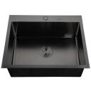 Ab Kraanika NT AB 9134528, 540mm, 510mm, ristk&uuml;lik, roostevaba teras, grafiit, sifooniga