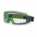 Защитные очки U-sonic, покрытие Supravision Exellence HC/AF, зеленый/черный, UV9308245RT, UVEX