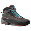 Apavi TX4 MID EVO GTX, izmērs: 46, Carbon/Cherry Tomato, 8058428048519 LA SPORTIVA