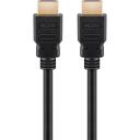 Goobay HDMI kabelis 2.1 8K 41084, 2 m, vīrie&scaron;u/vīrie&scaron;u, 8K atbalsts, apaļ&scaron;