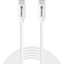 Sandberg USB kabelis 336-53, 2m, 65W, 3A, USB-C Male, USB-C Male, Quick Charge