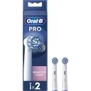 Oral-B Nomaināmi zobu birstes uzgaļi EB60X-2, 2 gab, balti, pieaugu&scaron;ajiem, X formas sariņi, nolietojuma indikators