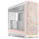 Fractal Design Korpuss 3 XL FD-C-MES3X-05, balts TG caurspīdīgs, 1x2.5&rdquo;, 2/4x3.5&rdquo;, E-ATX, 7 papla&scaron;inā&scaron;anas sloti