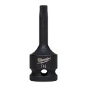 &frac12; COLLAS TRIECIENIZTURĪGI TX UZGRIEŽŅU SKRŪVĒ&Scaron;ANAS UZGAĻI, TX45 1/2" IMPACT BIT SOCKET, 4932478061 MILWAUKEE