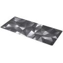 Endorfy hiirepad Crystal Black XL EY6B008, 900mm, 400mm, must, hall, valge, kangas, kumm, &otilde;mmeldud servad, niiskuskindel