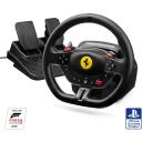 Thrustmaster Sacīk&scaron;u stūre T98-P Ferrari 296 GTB 4160880, 240&deg; rotācija, 2 pedāļi, melna