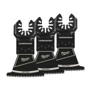 DAUDZFUNKCIONĀLĀ INSTRUMENTA PIEDERUMI &ndash; OPEN-LOK KOKA ASMEŅI, WOOD PLUNGE BLADE 3CUT 64MM - 3 PC, 48851153 MILWAUKEE