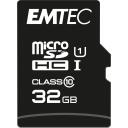 Emtec microSDHC 32GB UHS-I U1 EliteGold ECMSDM32GHC10GP, 32GB, microSDHC, 10 klass, U1, 90MB/s, 20MB/s, SD adapter kaasas