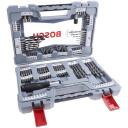 Bosch Puuriotsikute komplekt 2608P00236, 105 tk, HSS-G, 20 mm, 2 mm, m&uuml;&uuml;ritise puurid, kruvikeeraja otsikud