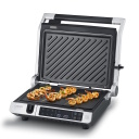 Double contact grill with thermocontrol 2000W stainless steel black SteakMaster Pro 02838 Caso