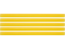 Glue Sticks 11, 2X200Mm 5Pcs Yellow YT-82437 YATO