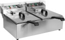 Profesionāla fritētava 2x6L, YG-04622, YATO, 3000W, nerūsējošais tērauds, temperatūras regulēšana 60-200°C