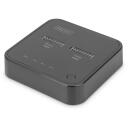 Digitus dokstacija DA-71545, 2xUSB Type-C, 0.6A, 3A, 5V, UASP atbalsts, Plug and Play, melna