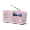 Sharp Tokyo Digitaalne Raadio DR-P420(PK), DAB/DAB+/FM, 4 x AA, 2 k&otilde;larit, Bluetooth, kaasaskantav, roosa