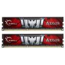 G.Skill Aegis F3-1600C11D-16GIS atminties modulis, 16 GB, 2 x 8 GB, DDR3, 1600 MHz, 1,5 V, 11