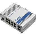 Teltonika коммутатор TSW210 8 x 10/100/1000 Мбит/с, 2 SFP, IP30, DC 7-57 В, DIN монтаж, алюминий