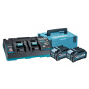 Lādē&scaron;anas komplekts 40V, 2x4.0Ah 191U00-8 (DC40RB, 2x BL4040) MAKITA