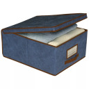 Kaste auduma 48x36x19cm Blue 129183001 ORDINETT