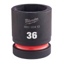 SHOCKWAVE&trade; IMPACT DUTY TRIECIENIZTURĪGAS UZGRIEŽŅU MUCIŅAS, 36 MM 1" IMPACT SOCKET STD - 1PC, 4932480413 MILWAUKEE