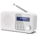 Sharp Tokyo kaasaskantav digitaalne raadio DR-P420(WH), DAB/DAB+/FM, Bluetooth 5.0, 4 x AA aku, valge