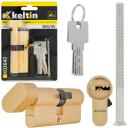 Keltin Užrakto cilindras su rankenėle K02642, 30/30G mm, 3 raktai, aliuminis, ZnAl lydinys, 25000 ciklų