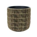 Puķu pods WICKER D35xH36cm, gai&scaron;i brūns 38092 Allit