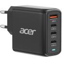 Acer Laadija ZL.ADTCC.00L, 100W, 100&ndash;240V, 3x USB-C, 1x USB-A, must, v&auml;line