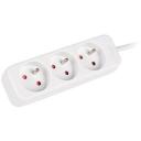 Lanberg pikendus PS0-03E-0150-W, 1,5 m, 3xCEE 7/5, 2500 W, laste kaitse, IP20