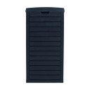 Atkritumu tvertne GALA 41x41xH86cm/118L, melna plastika 28576