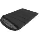 Easy Camp Raven Square Double 5&deg;C | Sleeping Bag | 220 x 150 cm | Temperature -9 to 10 &deg;C | Two-way open-end, L-shaped, autolock