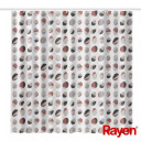 Dušo užuolaida Rayen, 180x200cm, balta/ruda 01235017 RAYEN