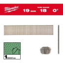 BEZGALVAS NAGLAS, 18 G, PLĀNA GALVIŅA, 18G / 19 MM / RC / G / SC1 - 10.000 PC, 4932492550 MILWAUKEE